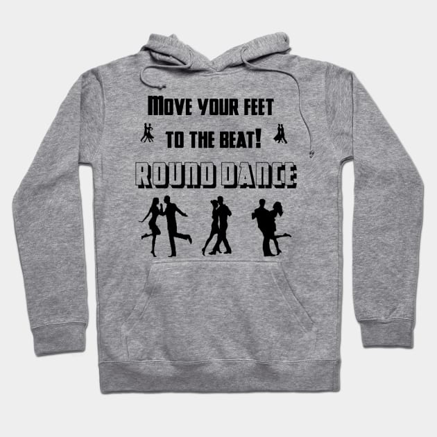 Move Your Feet BLK Hoodie by DWHT71